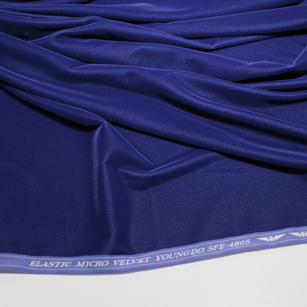 Catifea elastica Albastru indigo