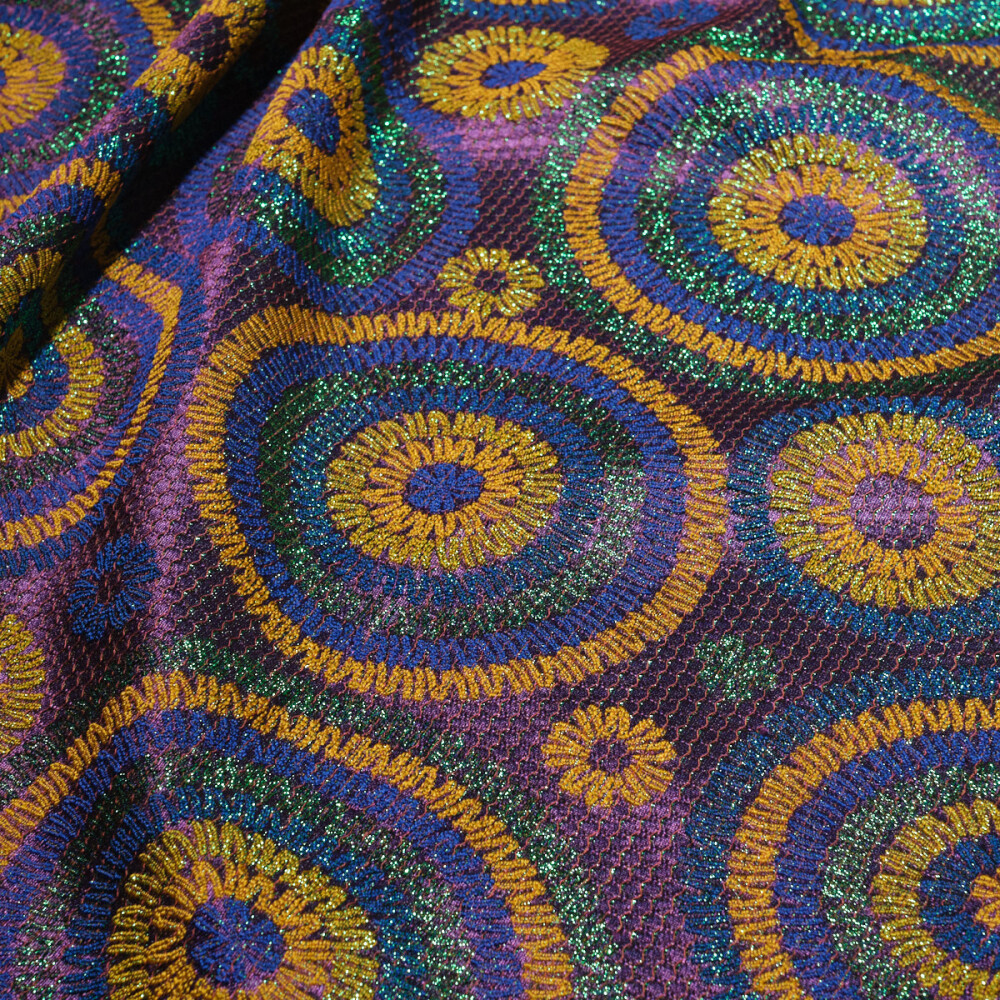 Jacquard motiv geometric multicolor 