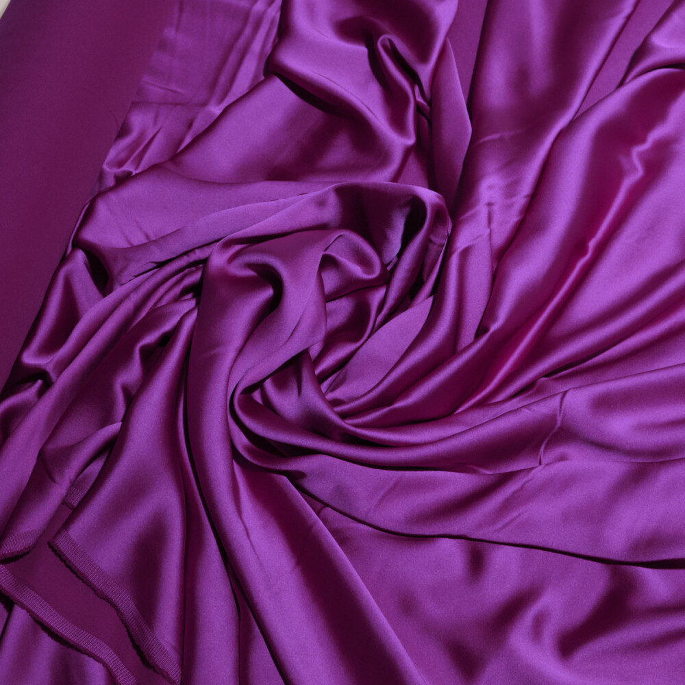Crep satin elastic Francesca Magenta