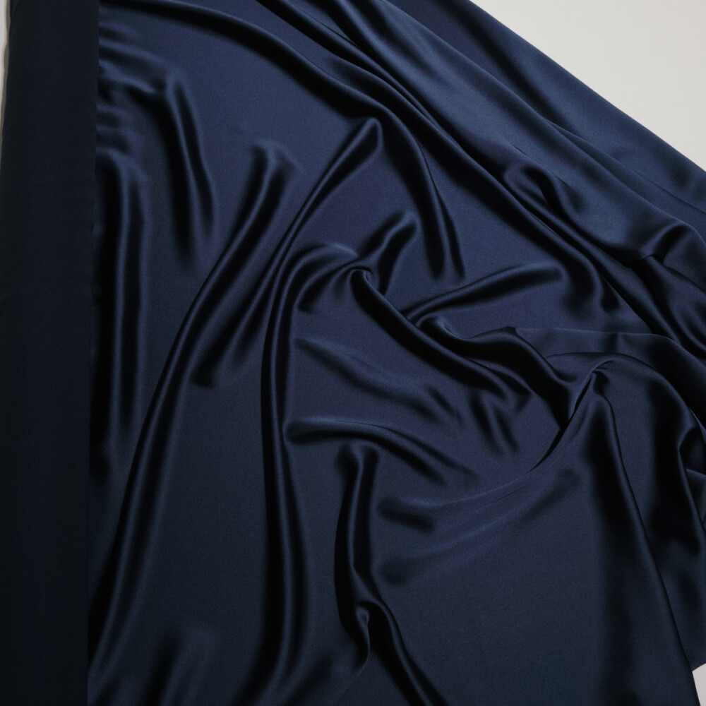 Crep satin elastic Francesca Bleumarin