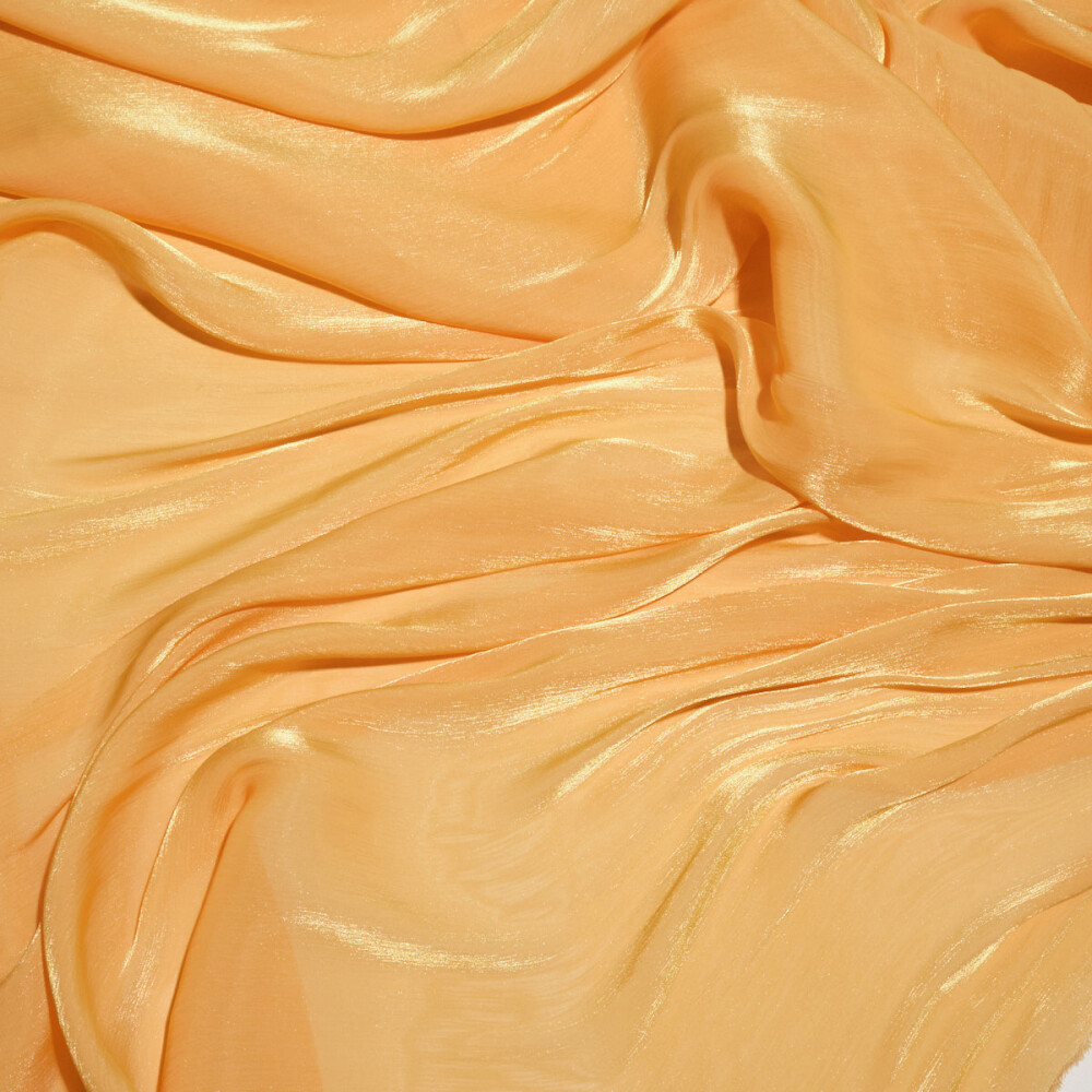 Dublu voal metalizat Orange