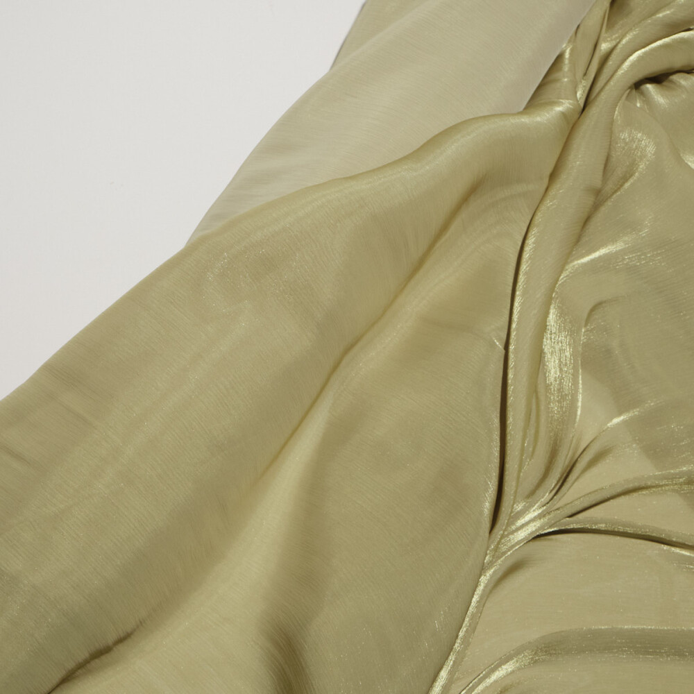 Dublu voal metalizat Verde olive