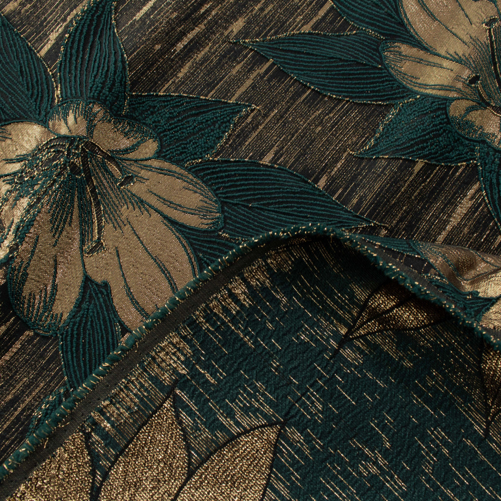 Jacquard Verde Auriu