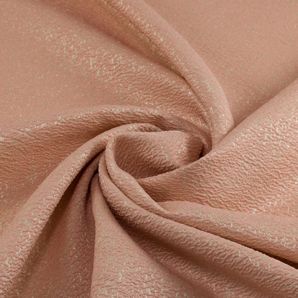 Jacquard metalic Rose Gold