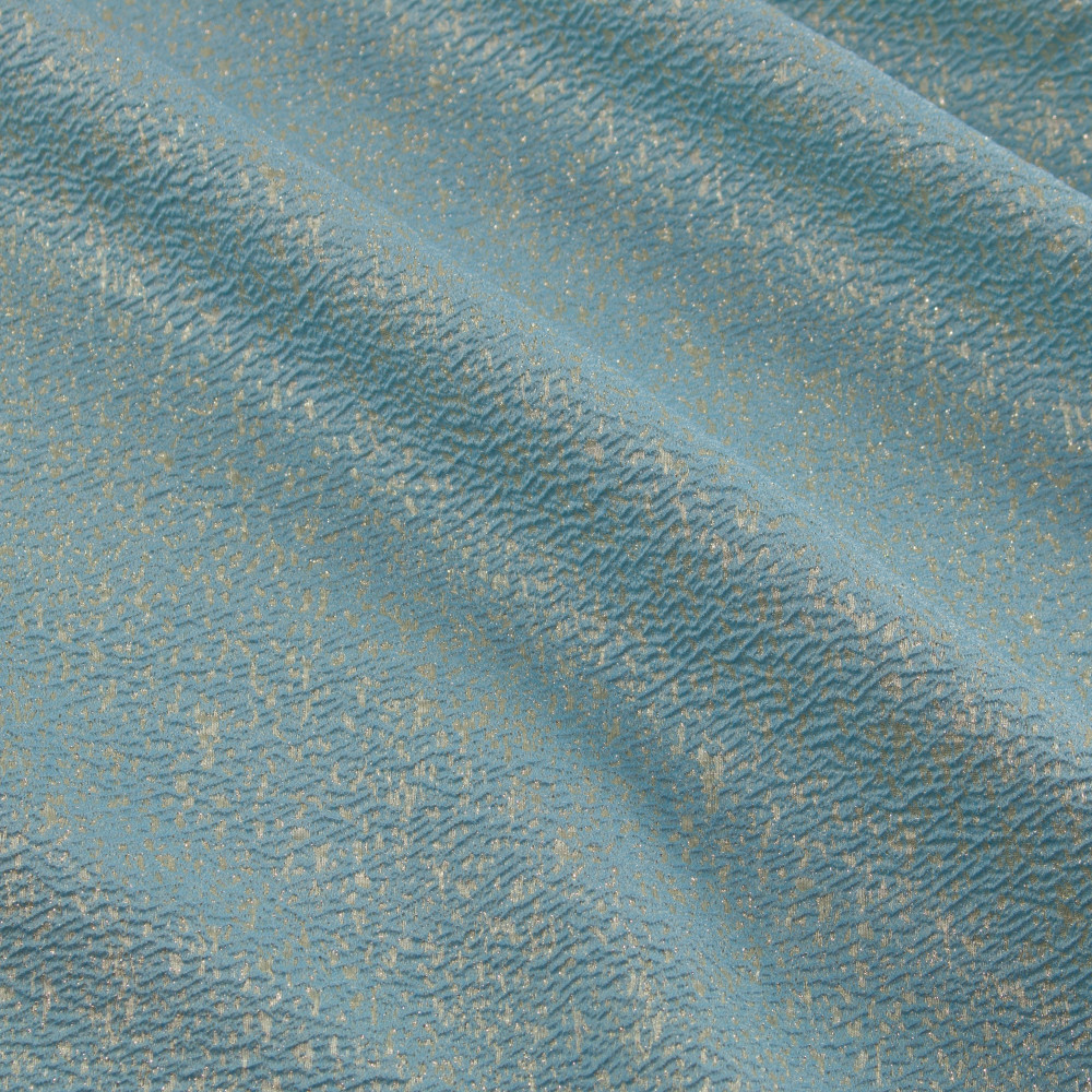 Jacquard metalic Bleu Auriu