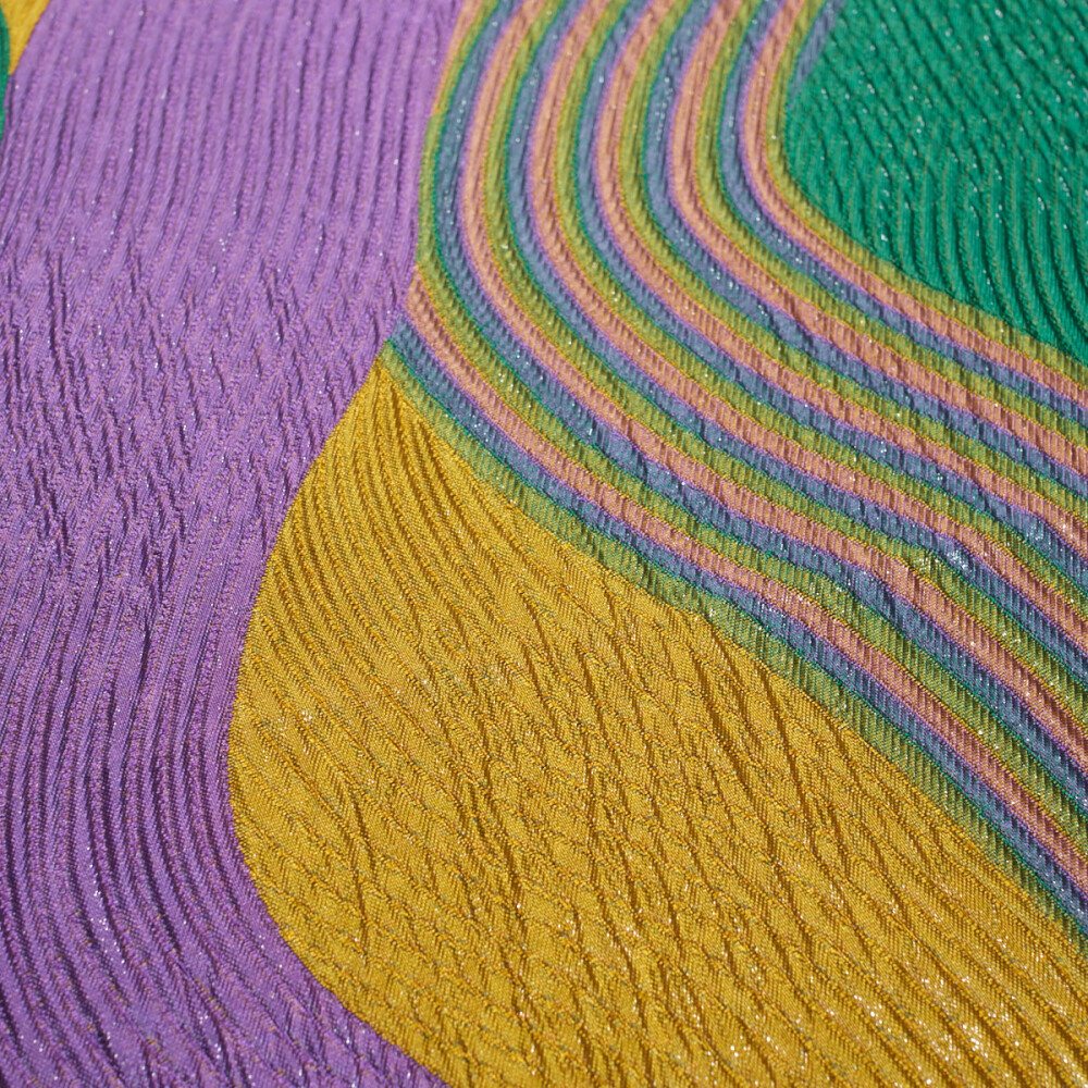 Jacquard motiv geometric valuri