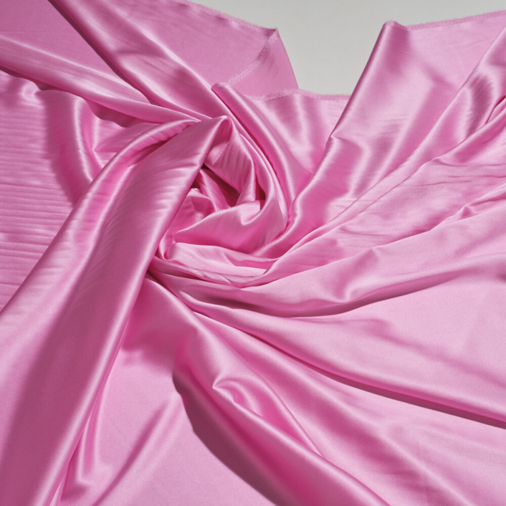 Matase naturala elastica Roz lavanda