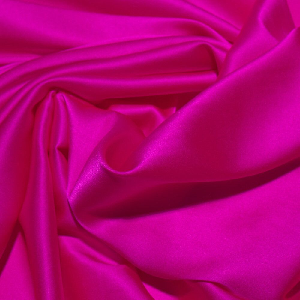 Matase naturala elastica Fuchsia