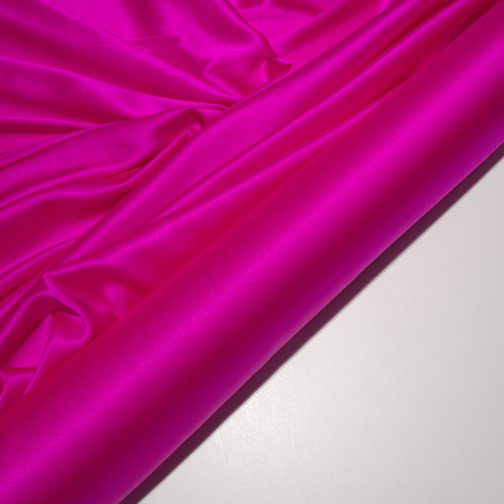 Matase naturala elastica Fuchsia