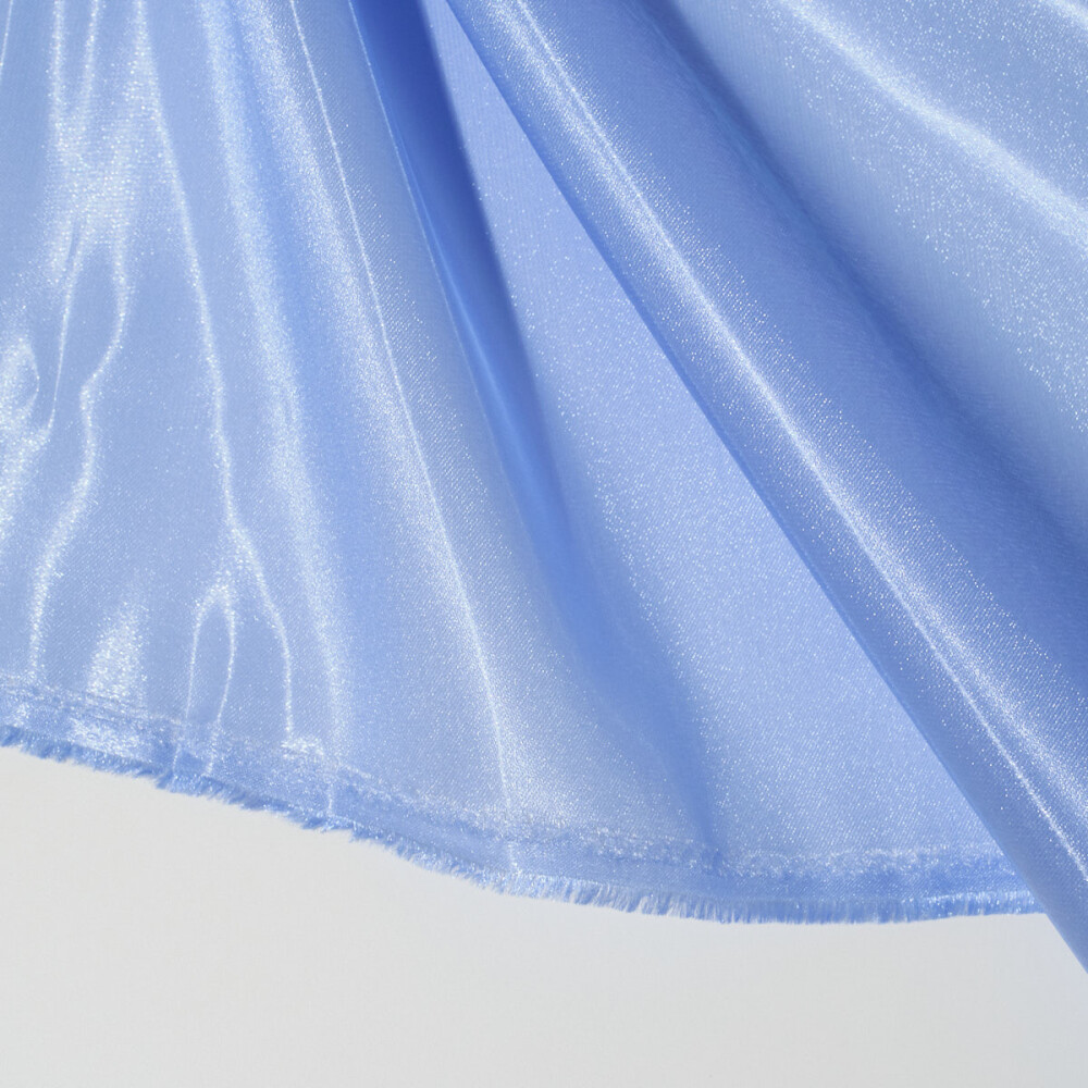 Organza cu aspect lichid Bleu