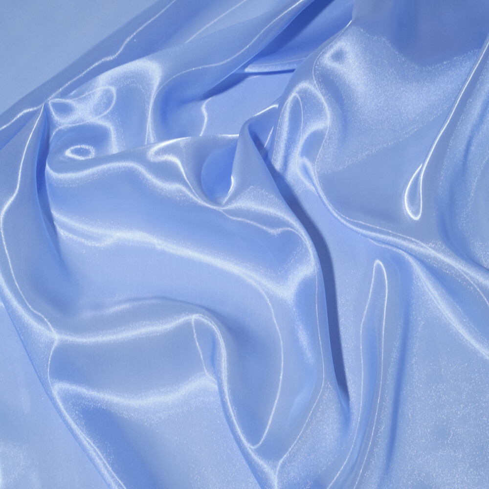 Organza cu aspect lichid Bleu