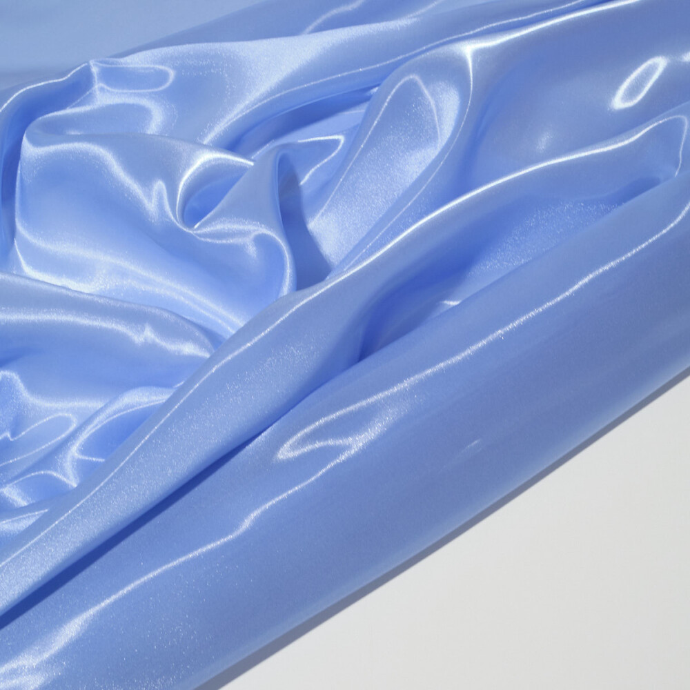 Organza cu aspect lichid Bleu