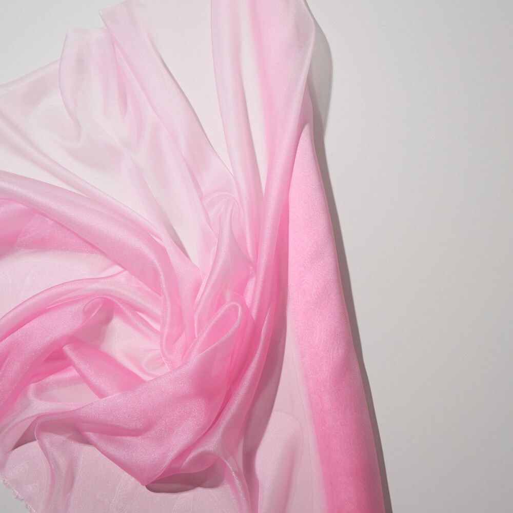 Organza cu aspect matasos in degrade