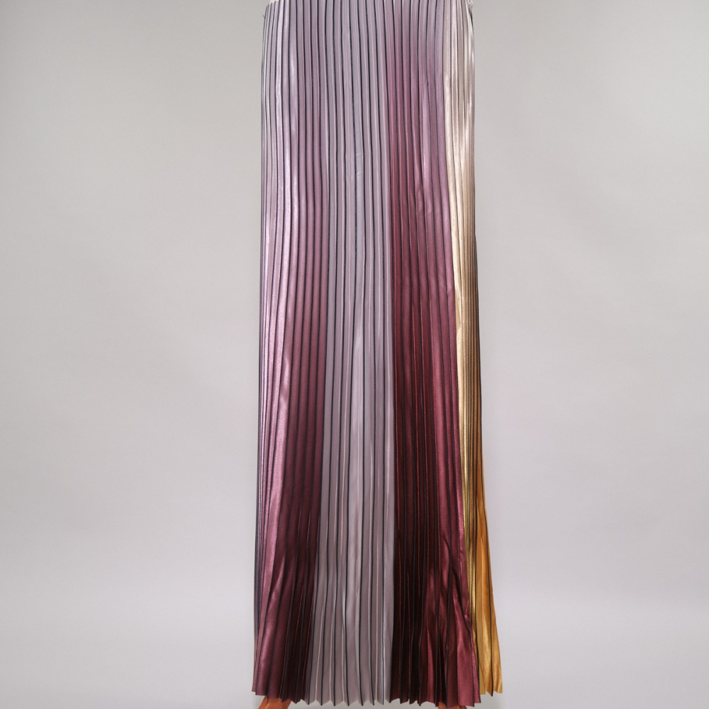 Material plisat pentru fuste lungi Multicolorat