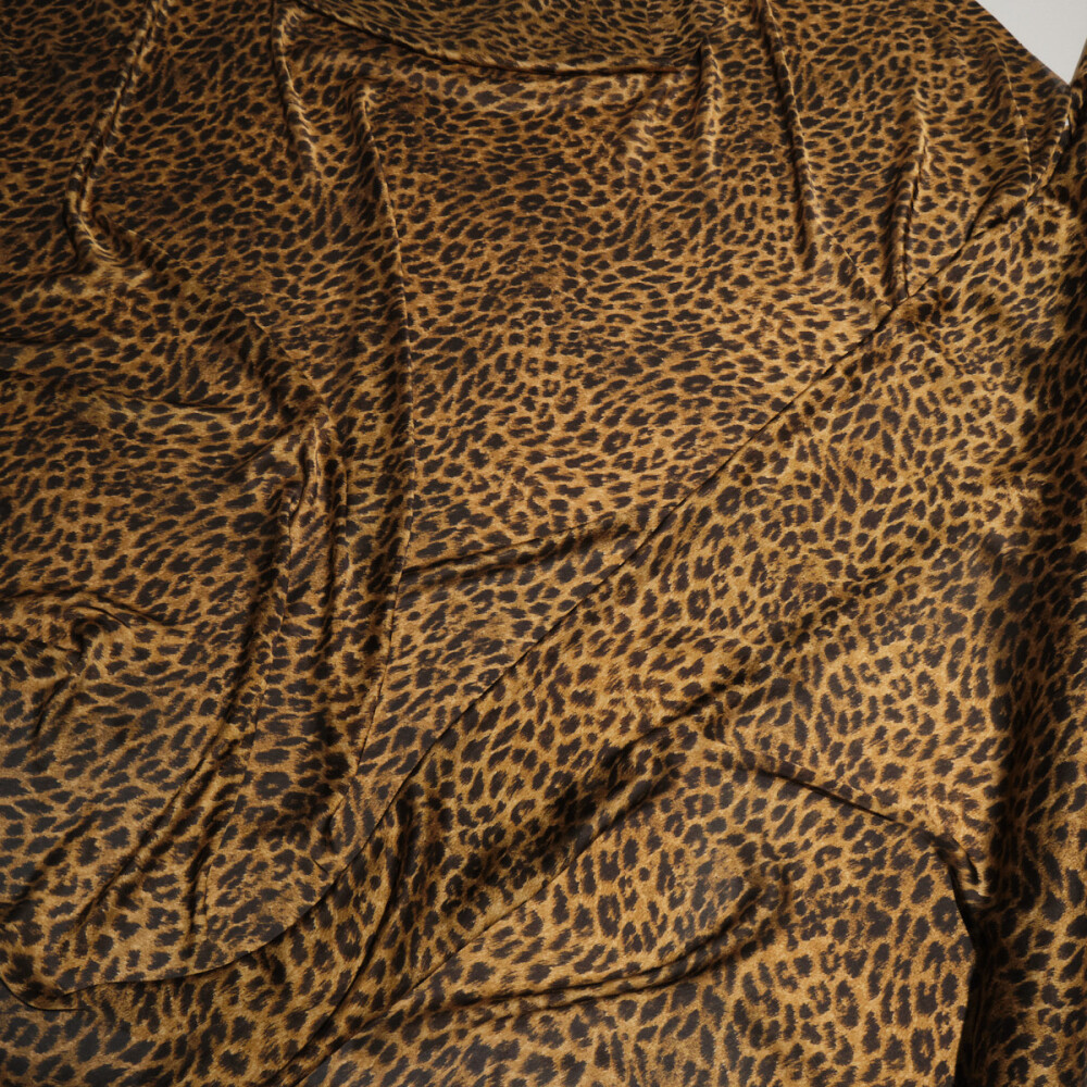 Matase sintetica imprimata digital cu animal print