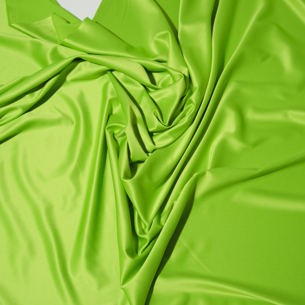Matase sintetica elastica French Verde Lime