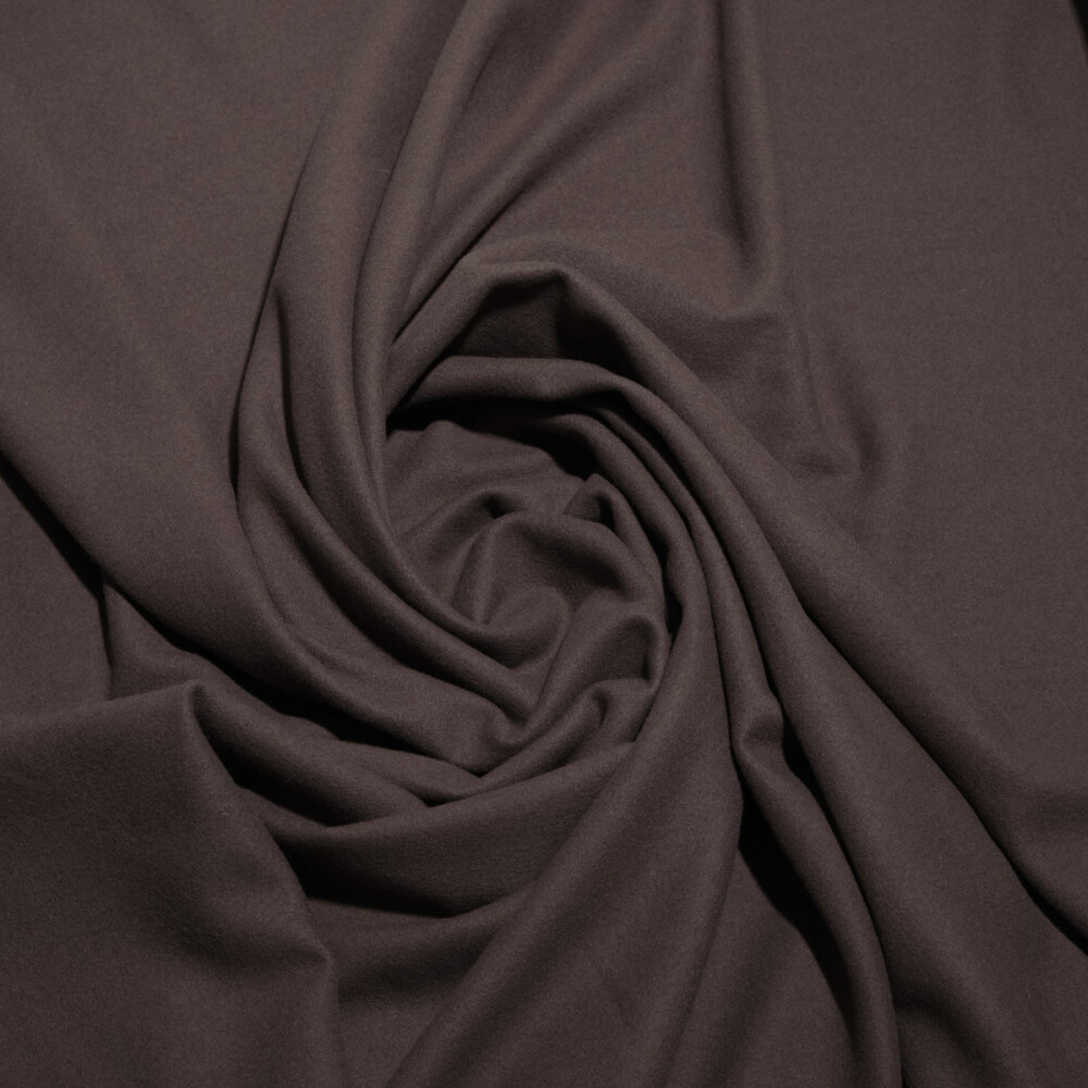 Stofa de lana Casha taupe - material gros, moale si elegant Stofa de lana Casha taupe - material gros, moale si elegant