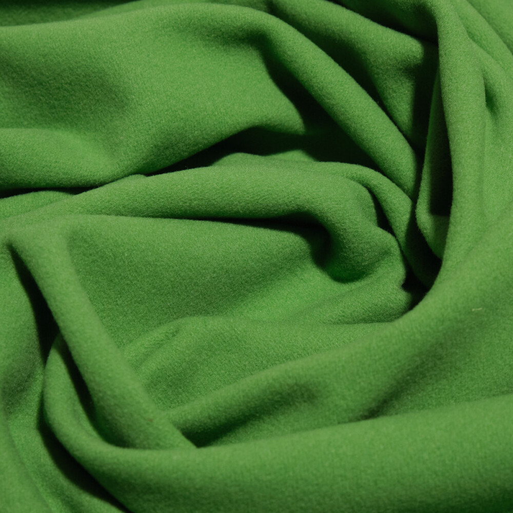 Stofa de lana Casha verde - material gros, moale si elegant Stofa de lana Casha verde - material gros, moale si elegant