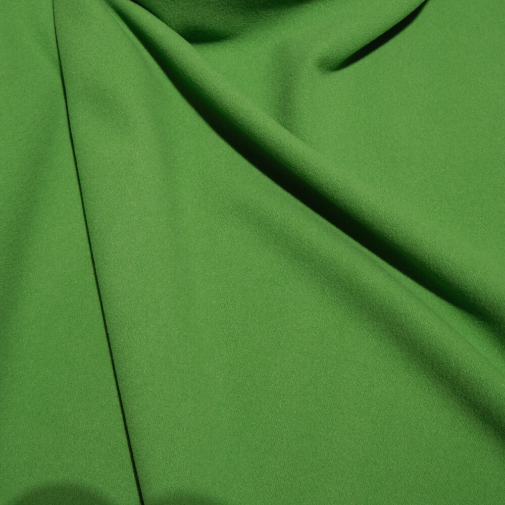 Stofa de lana Casha verde - material gros, moale si elegant Stofa de lana Casha verde - material gros, moale si elegant