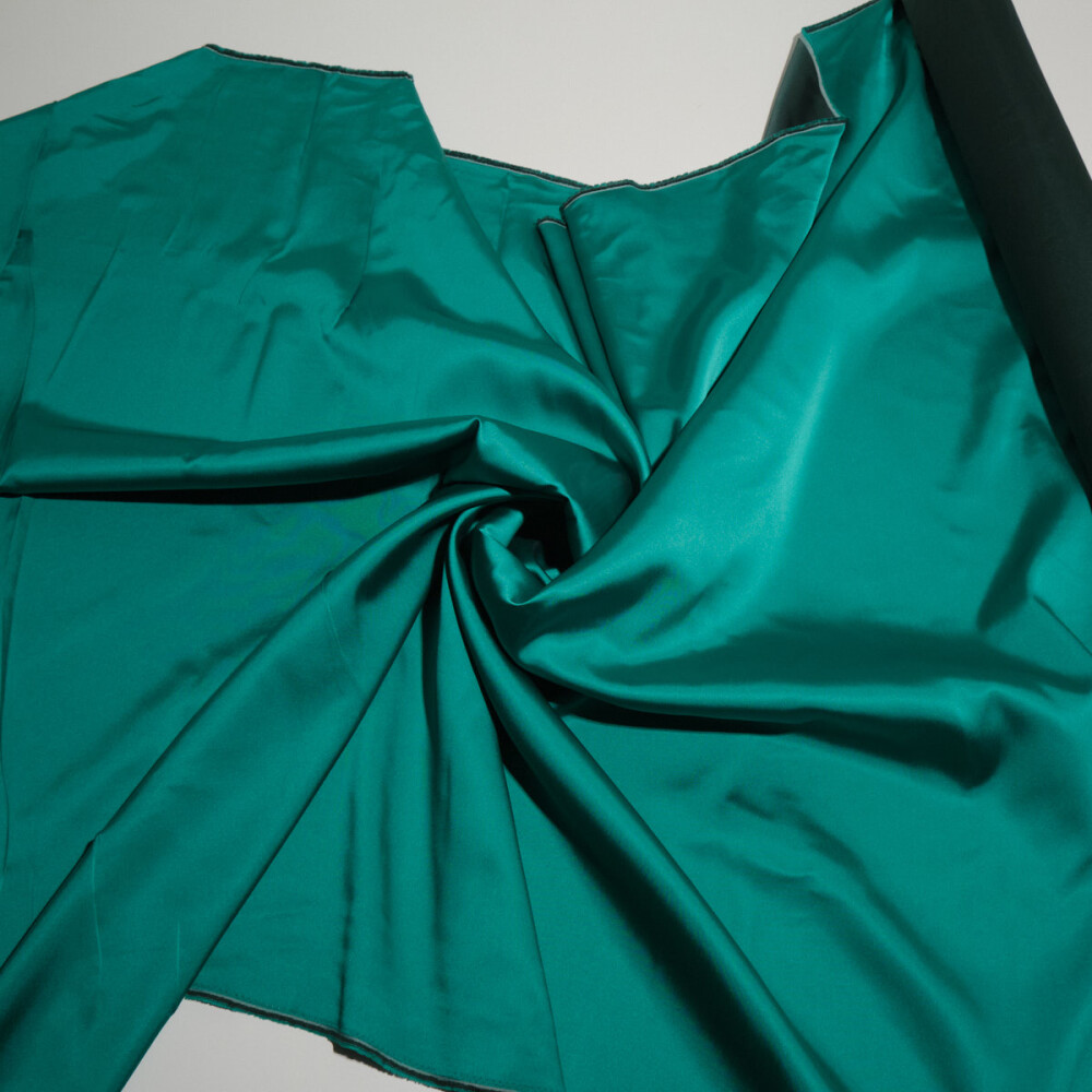 Tafta fixa cu doua fete Verde Smarald