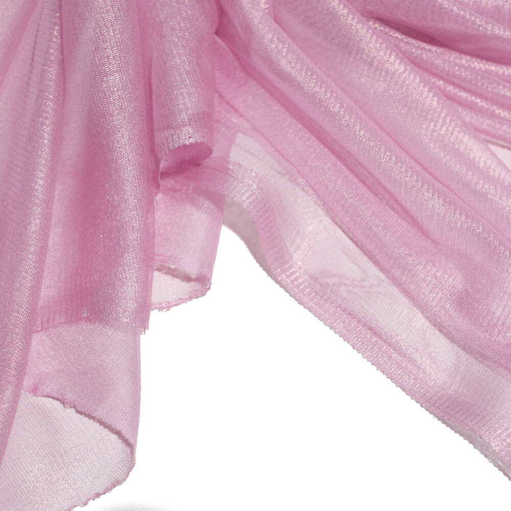 Tul de matase naturala peliculizat Baby pink