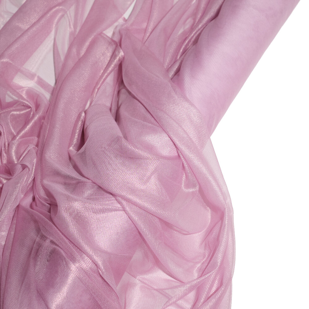 Tul de matase naturala peliculizat Baby pink