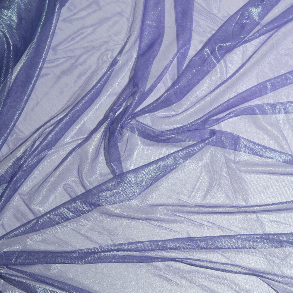 Tul de matase naturala peliculizat Lavanda