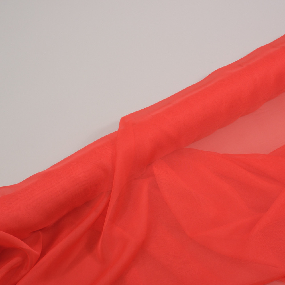 Voal Chiffon Coral