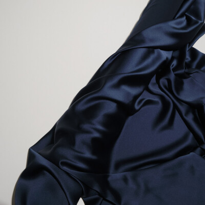 Crep satin elastic Francesca Bleumarin