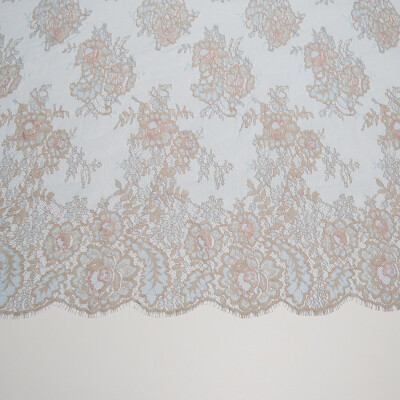 Dantela chantilly in doua tonuri