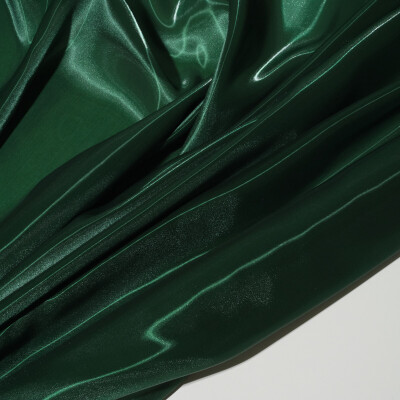 Organza cu aspect lichid Verde inchis