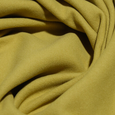 Stofa de lana Casha mustar - material gros, moale si elegant