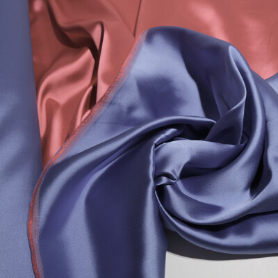 Tafta fixa cu doua fete Indigo coral