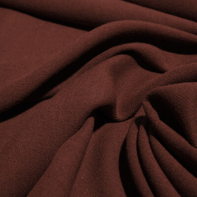 Voal din lana si vascoza teracota