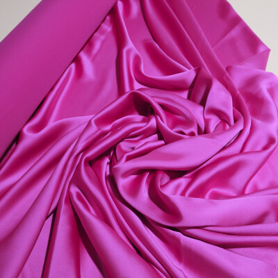 Crep satin elastic Francesca Fuchsia rose