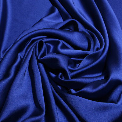 Crep satin elastic Francesca Albastru royal
