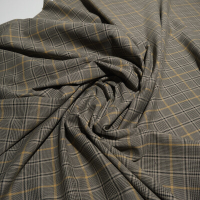 Stofa in carouri bej-gri