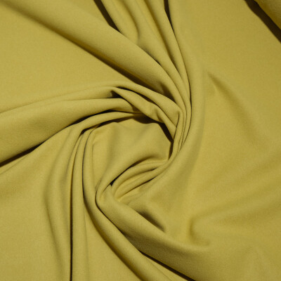 Stofa de lana Casha mustar - material gros, moale si elegant