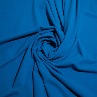 Stofa de lana Casha albastru cobalt - material gros, moale si elegant