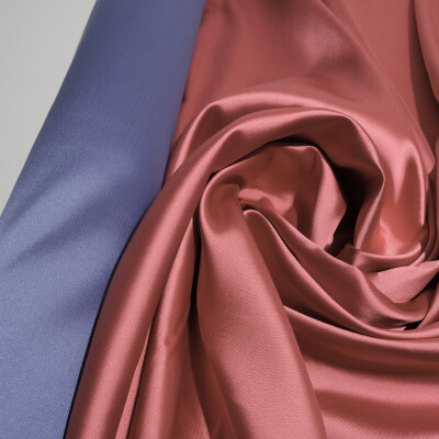 Tafta fixa cu doua fete Indigo coral
