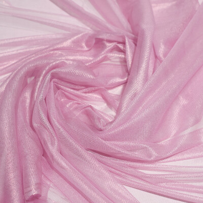 Tul de matase naturala peliculizat Baby pink