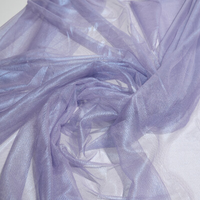 Tul de matase naturala peliculizat Cobalt