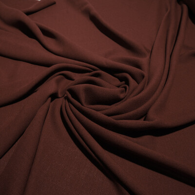 Voal din lana si vascoza teracota