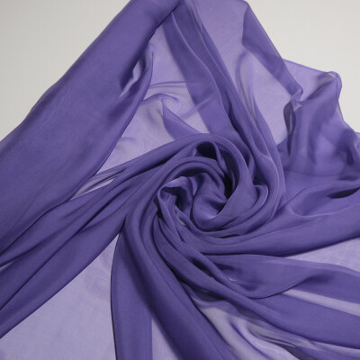Voal de matase naturala CHIFFON Violet