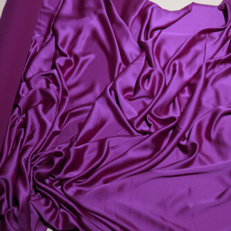 Crep satin elastic Francesca Magenta