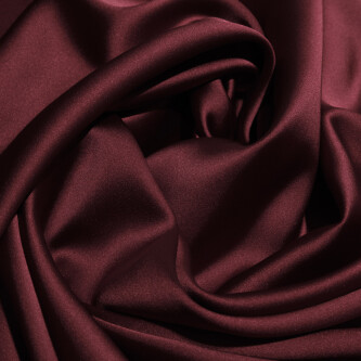 Crep satin elastic Francesca Burgundy