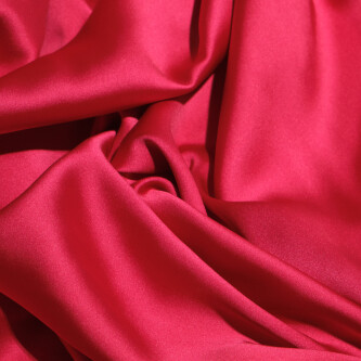 Crep satin elastic Francesca Fraise