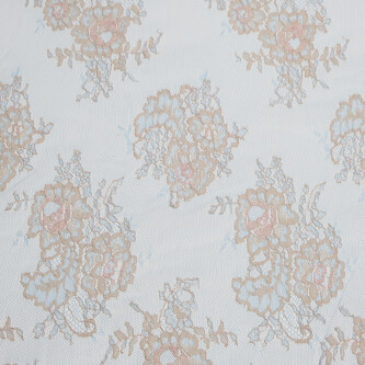 Dantela chantilly in doua tonuri