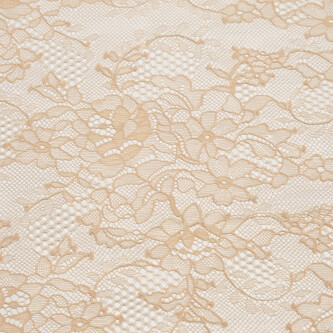 Dantela chantilly nude cupon 1.5 m x 1.5 m 