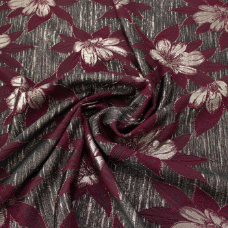 Jacquard Grena Negru